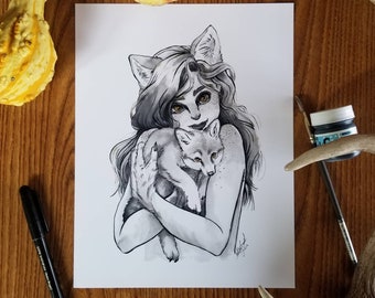 Werewolf Babysitter - Print