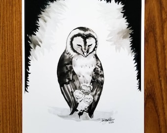 Mama Owl - Print