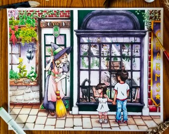 The Downtown Witch's Shop - Print