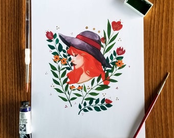 Serenity in Floral - Print