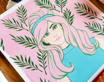 Retro in Pink - Print