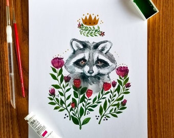 Little King Trash Mouth - Print