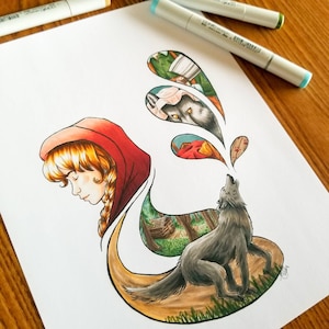 Little Red Riding Hood - Print