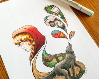 Little Red Riding Hood - Print