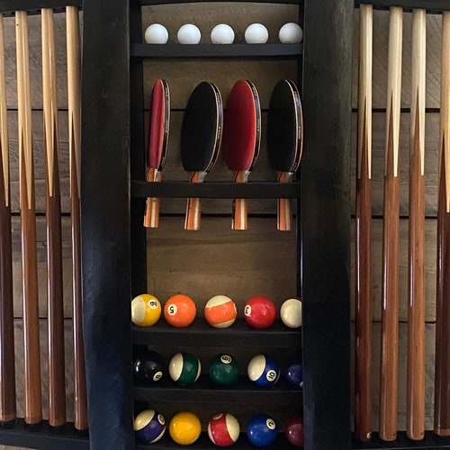 Pool Cue Rack/8 Ball Pool/upcycled Furniture /pool Cue Etsy