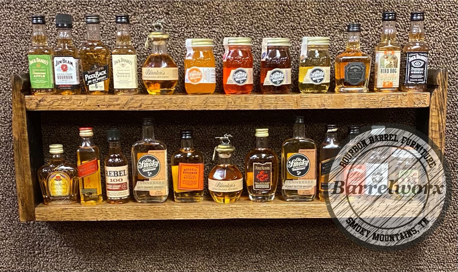 Mini Bottle Rack/bar Shelves/shot Glass /drinks / Home Etsy