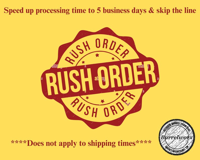 RUSH MY ORDER - Skip the Line (add-on Only) - Etsy