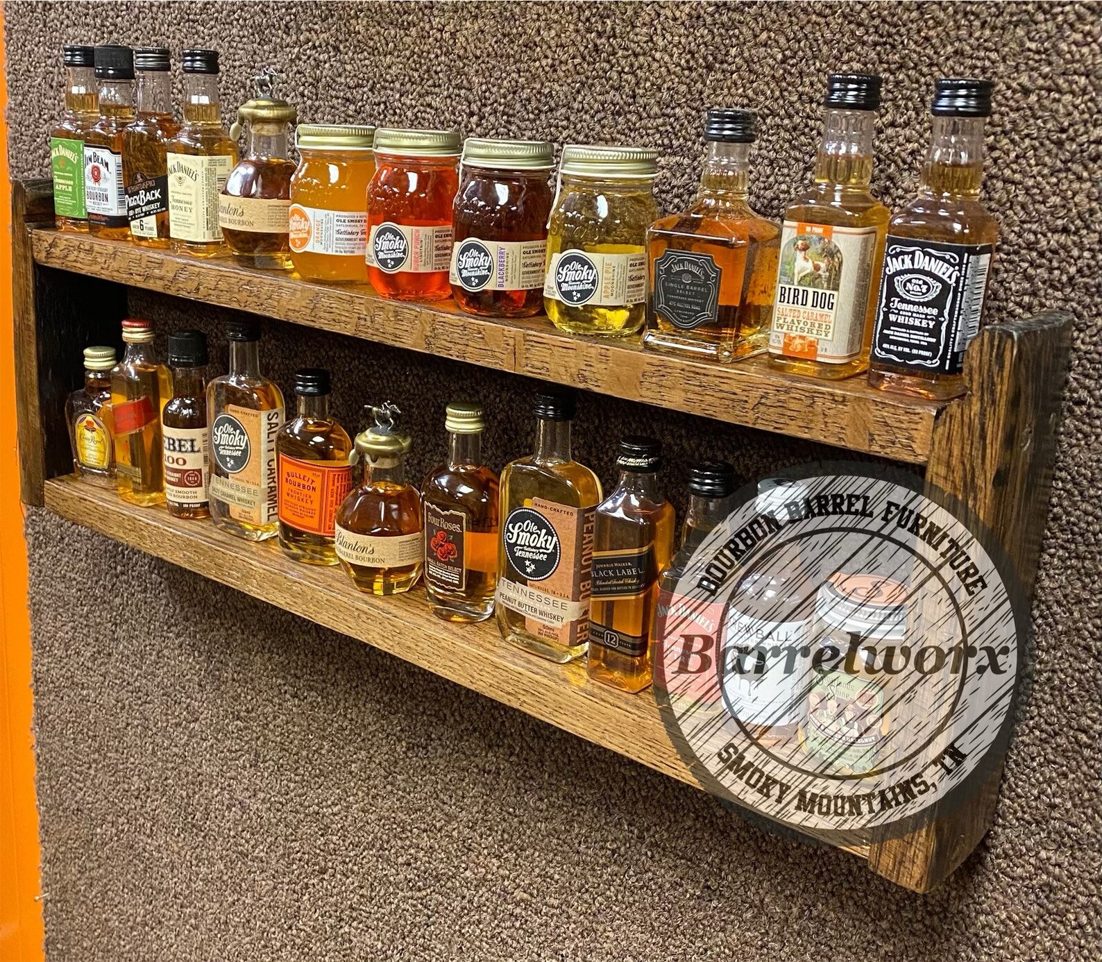 Mini Bottle Rack/bar Shelves/shot Glass /drinks / Home Etsy