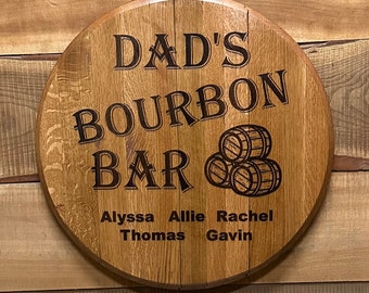 bourbon gifts/bourbon barrel head/whiskey barrel head/whiskey barrel lid/barrel top sign/whiskey barrel top/bourbon sign/kentucky bourbon