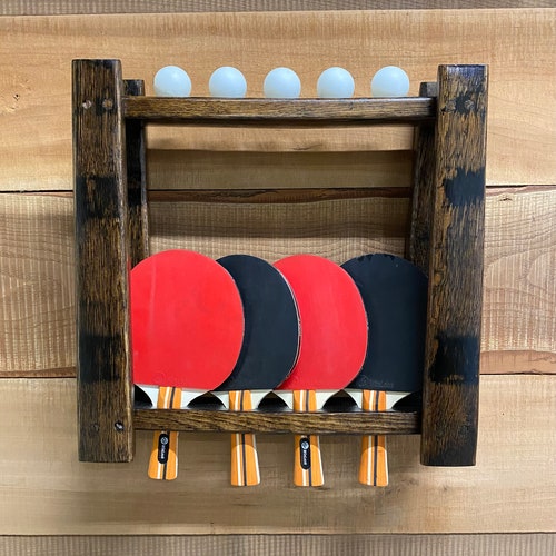 8 Ball Pool/pool Cue Rack/ping Pong Table/distressed Etsy