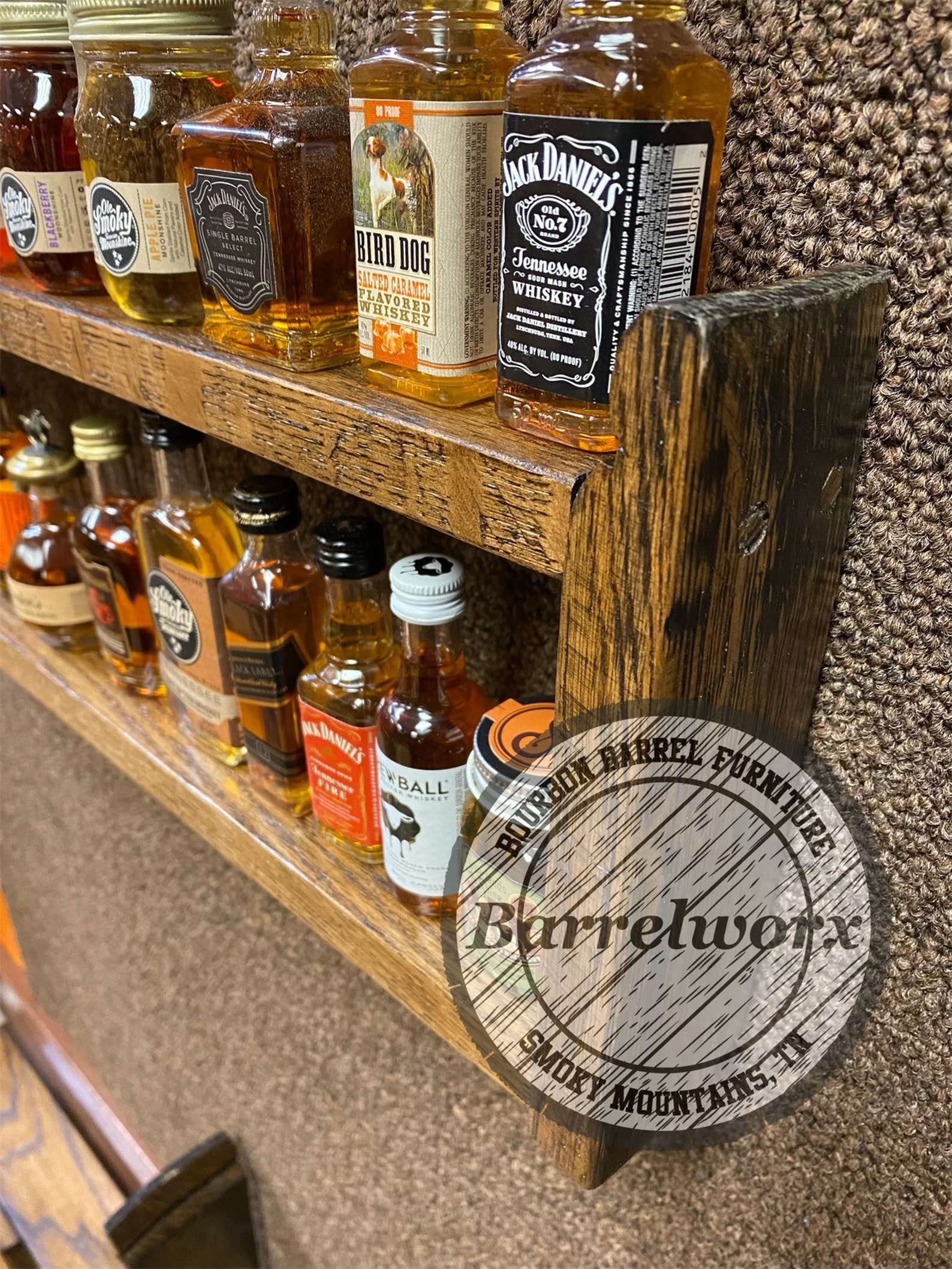 Mini Bottle Rack/bar Shelves/shot Glass /drinks / Home Etsy