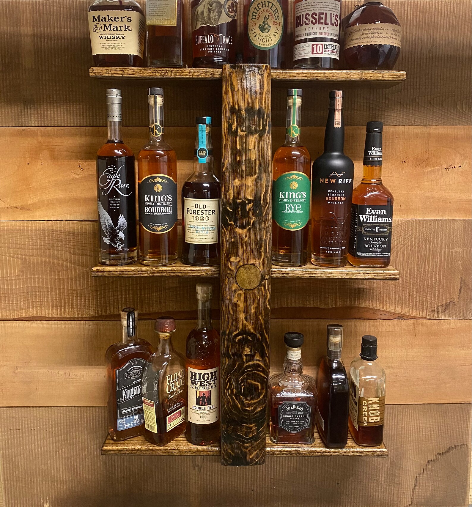 Home Bar Shelves/rustic Wall Shelf/ Bar Shelves/ Bourbon Etsy