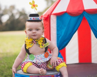 Boys Clown Outfit - Circus Costume - Baby - 1st Birthday - Handmade Original by MYSWEETCHICKAPEA - Ask B4 You Buy Specific Date Needed