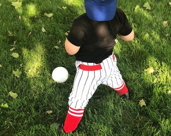 Boys Baseball Pants, Boys Pinstripe Baseball Pants, Boys Birthday, Kids Costume, boys trousers, t-ball pants, baseball/pants only