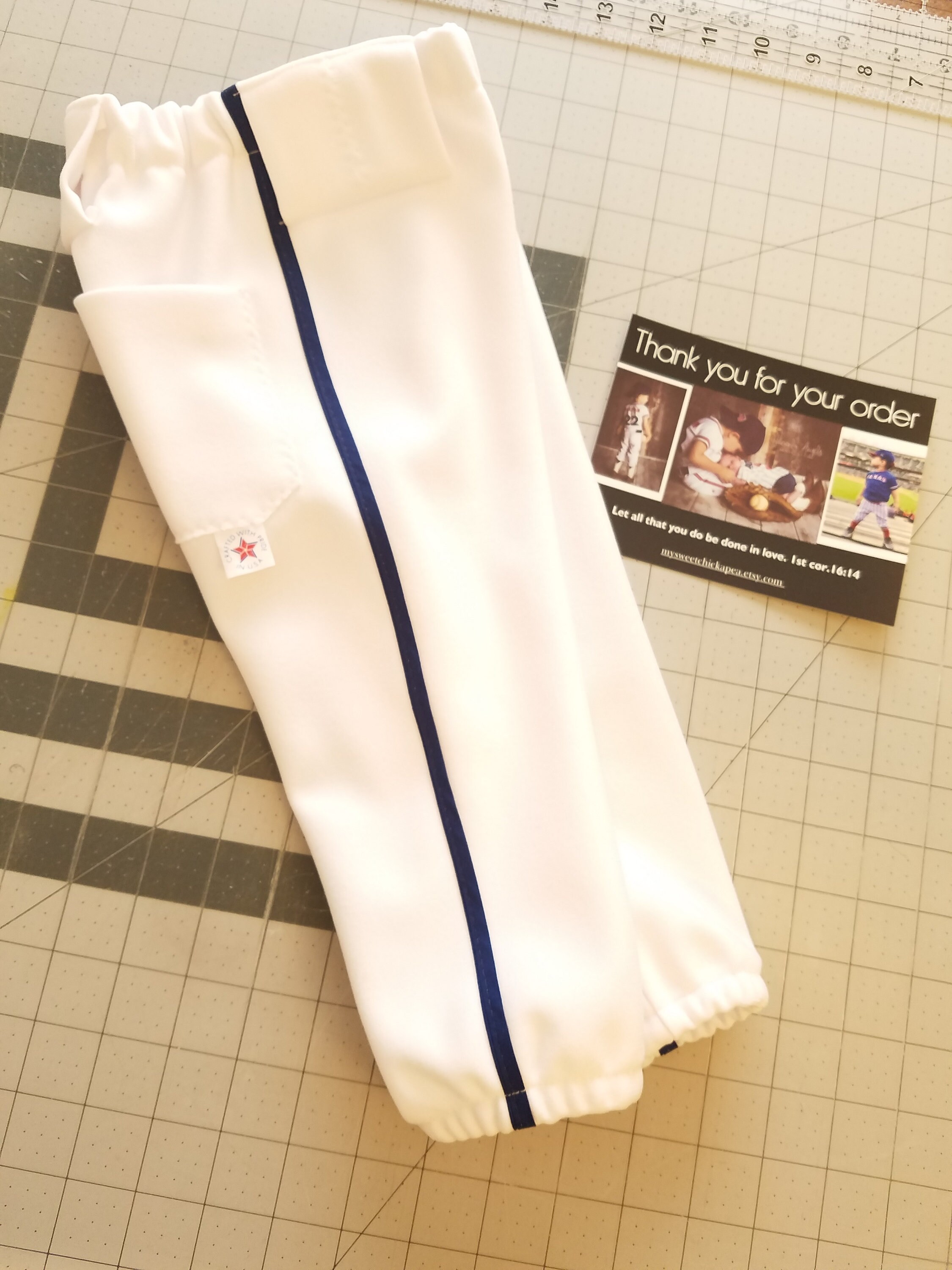 Toddler white baseball pants sales