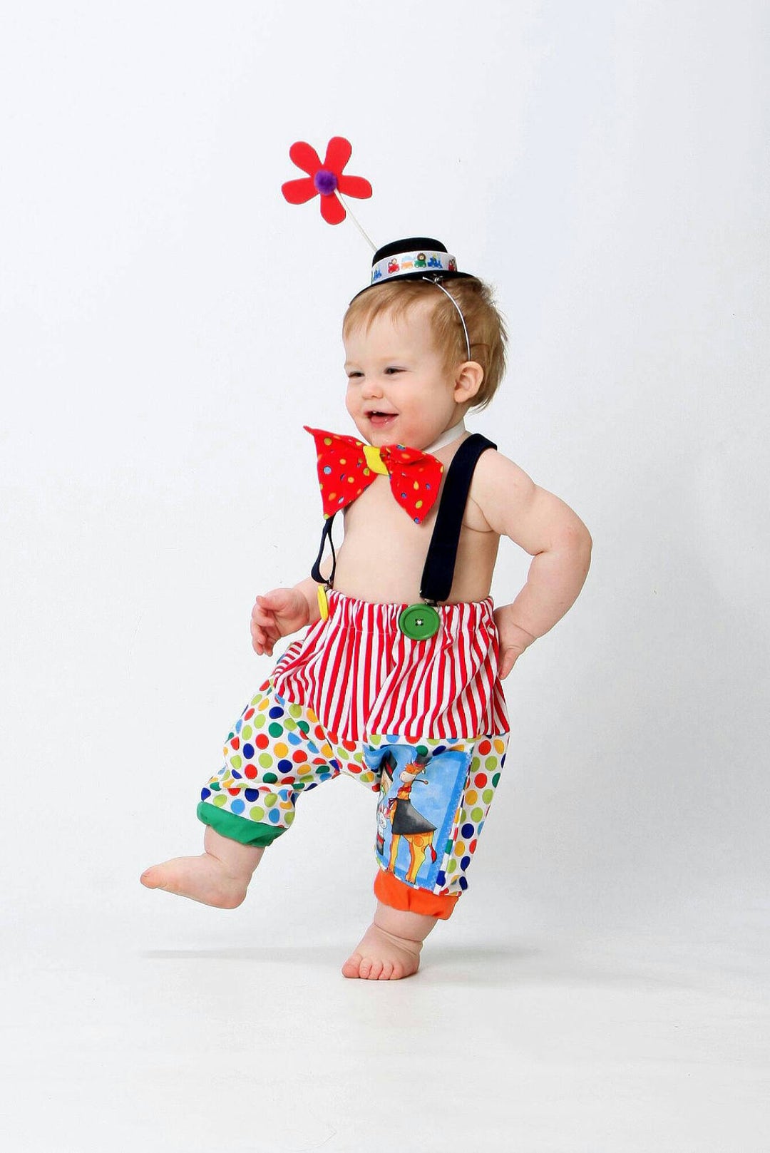 Teoría básica Capitán Brie álbum de recortes Boys Circus Outfit Baby Clown Costume 1st Birthday Baby - Etsy