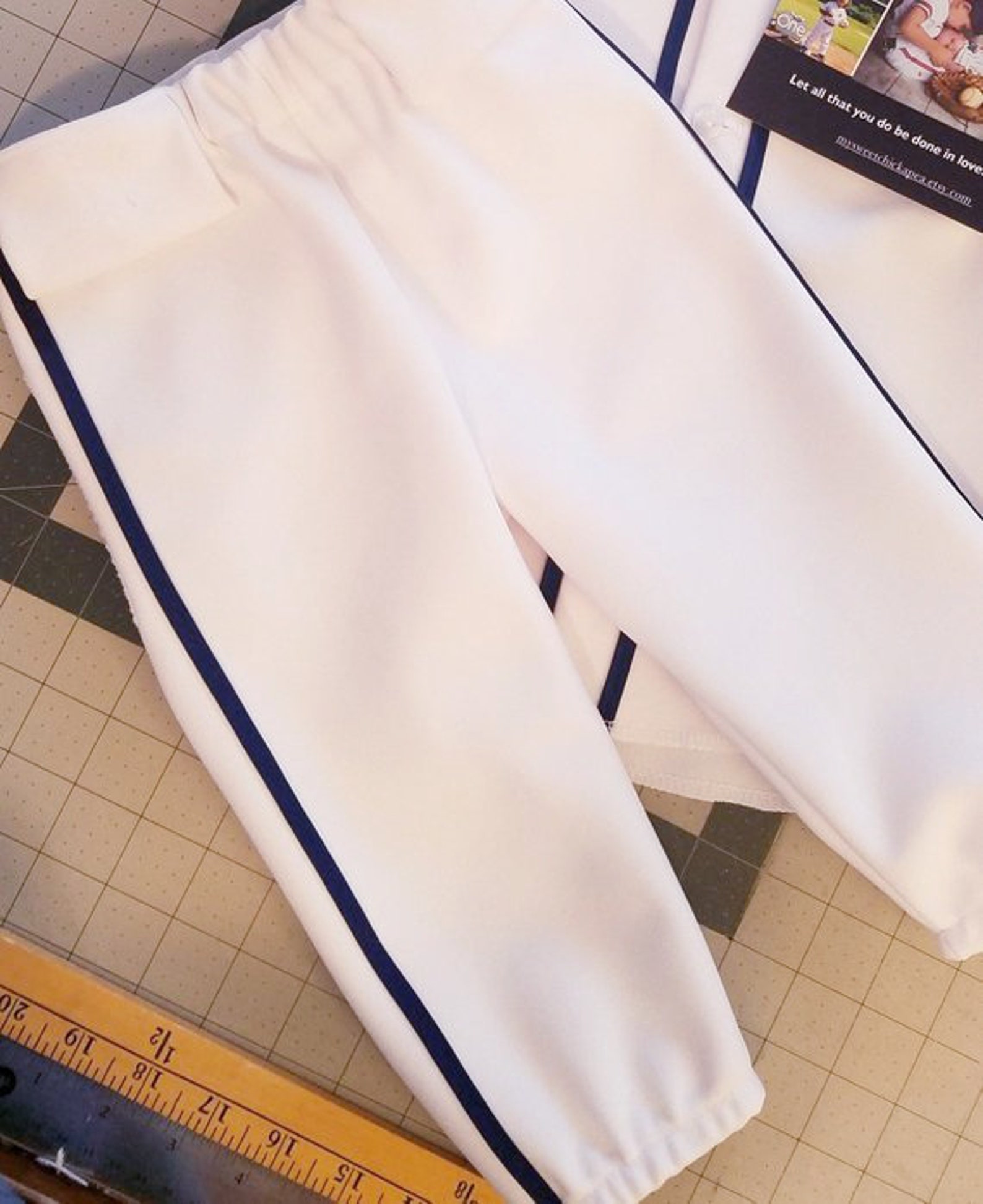 Boys baseball pants Toddler white pants boys trousers Etsy