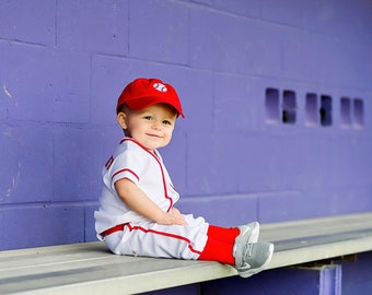 Baseball Uniform   Child's Costume  White 2 pc. outfit  Jersey & Pants   Ask B4 You Buy Specific Date or Customization/EXTRA CHARGE