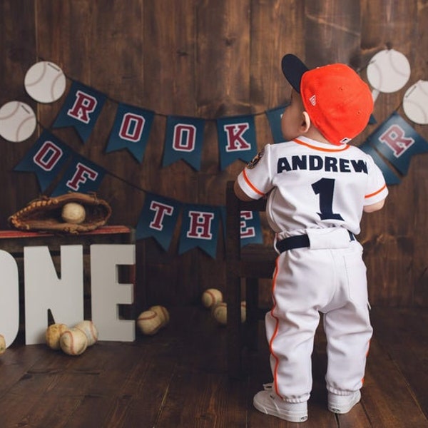 Disfraz de Uniforme de Béisbol Infantil Blanco 2 uds. outfit Jersey & Pantalones Pregunte B4 Usted Compra Fecha Específica o Personalización/CARGO ADICIONAL