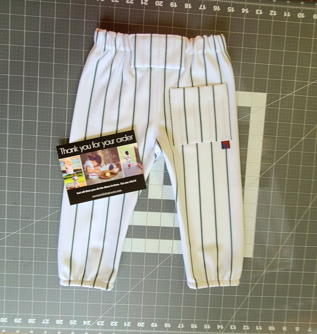 Boys Baseball Pants Green Pinstripe Toddler Birthday Ask B4 Etsy