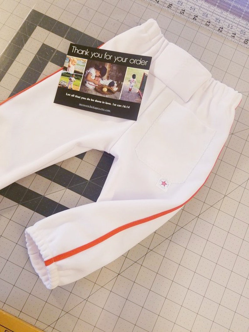 Boys baseball pants Toddler white pants boys trousers Etsy