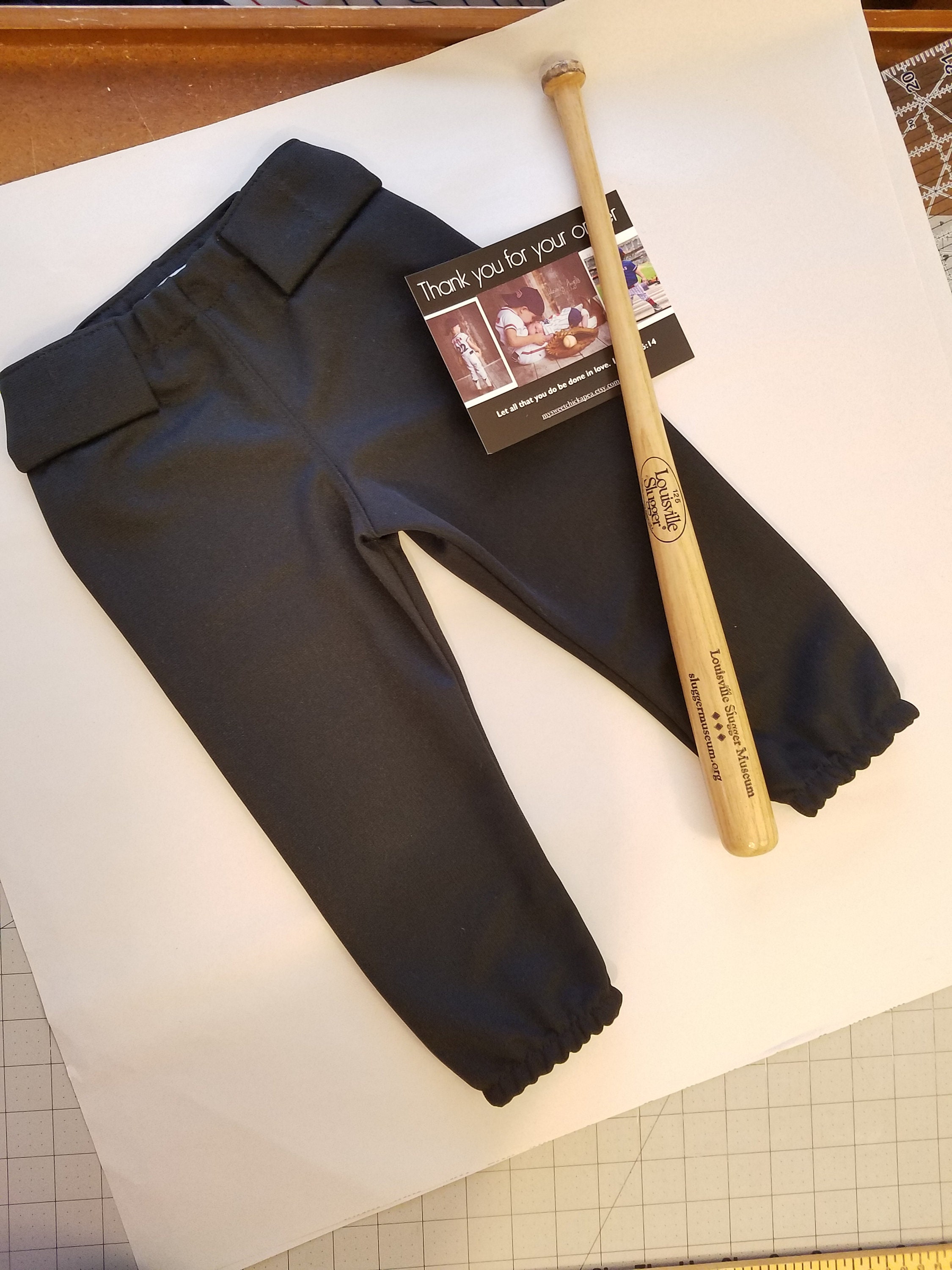 Toddler black baseball pants Clearance