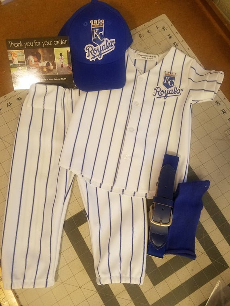 Boys Baseball Uniform Royal Blue Pinstripe Uniform Smash Etsy