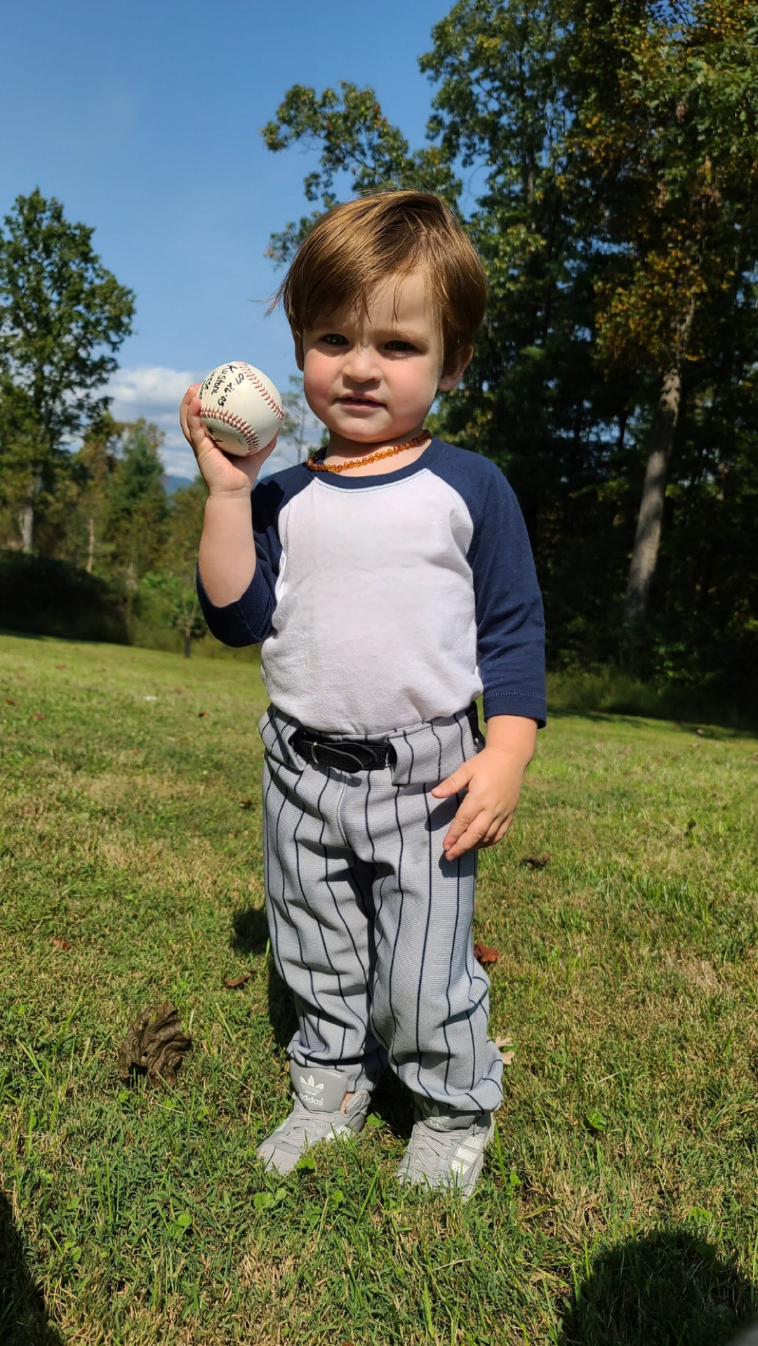 Boys Baseball Pants Grey With Black Pinstripe Toddler Clothing Boys