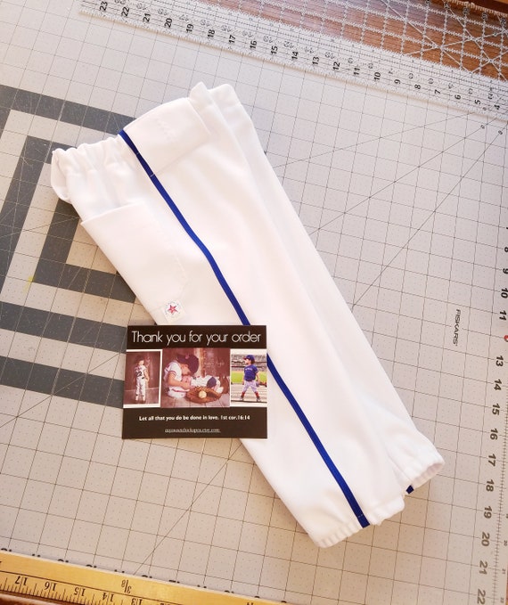 Toddler white baseball pants sales