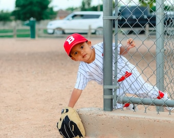 Baseball Uniform for Boys or Girls,  Navy Pinstripe Pants & Jersey includes number ONLY!    ASK B4 You Buy specific date or Customization