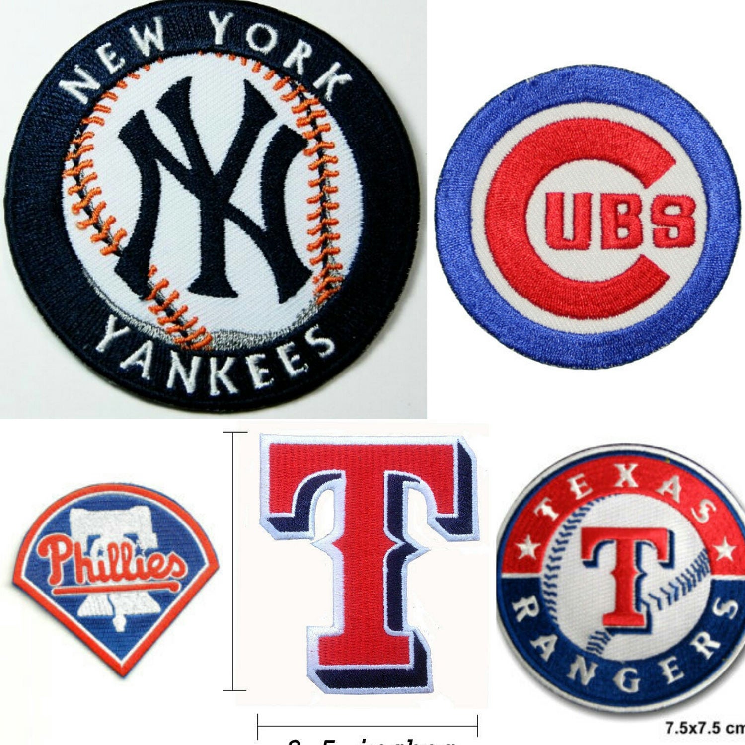 Baseball embroidered patch Logo Iron patch Baseball Uniform Etsy