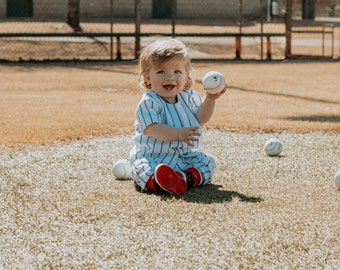 Boys Baseball Uniform   Toddler   Navy Pinstripe Pants & Jersey includes number ONLY!    ASK B4 You Buy specific date or Customization