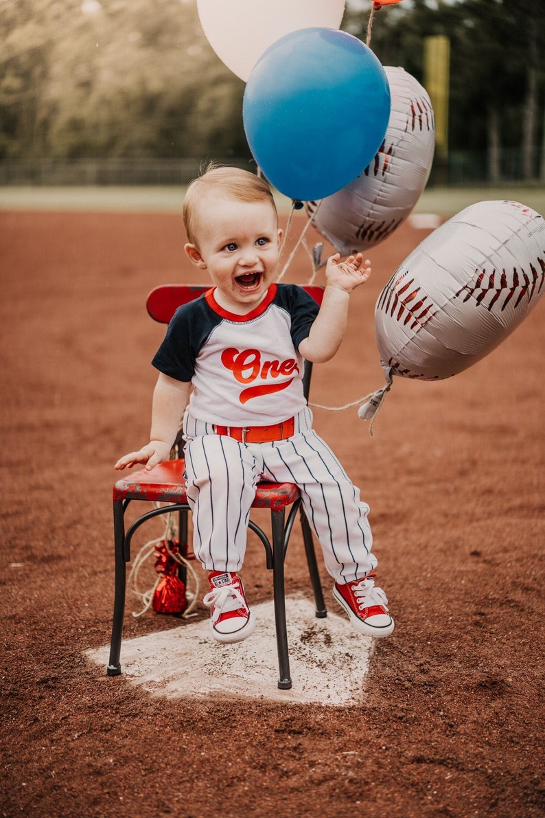 Boys Baseball Pants Pinstripe Pants Toddler Baseball Etsy