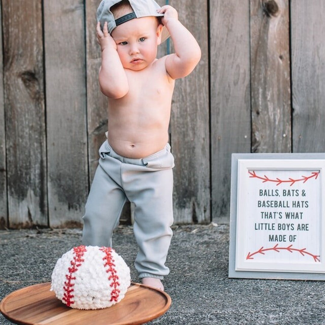 Boys Baseball Pants, Grey Tball Pants, Belt SOLD Separately Ask B4 You