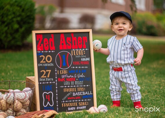 Baby boy first birthday baseball outfit outlet