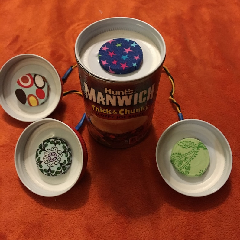 Tin Can Microphone Pre Wired Custom Plug and Play DIY Tin Can Mic Kit