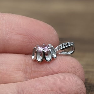 Womens Handmade 925 Sterling Silver Pink Topaz Pendant Anniversary Gift Birthday Gift