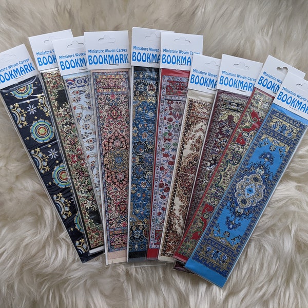 Oosterse tapijt bladwijzers authentieke geweven tapijt set van 10