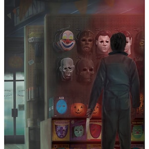 ジョン・カーペンターのハロウィン（限定版ジクレープリント 150 枚） - デイブ・イアハート & デヴォン・デヴェロー