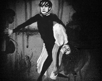 Cabinet of Dr. Caligari (Original Acrylic Painting)
