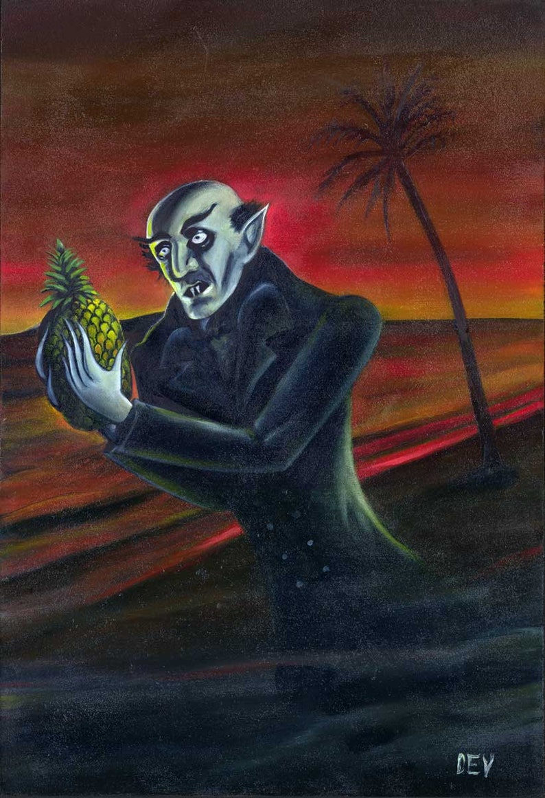 Nosferatu With Pinapple fine art print image 1