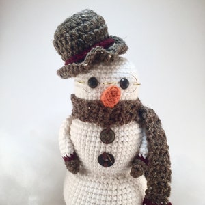 Professor Snow Crochet Pattern