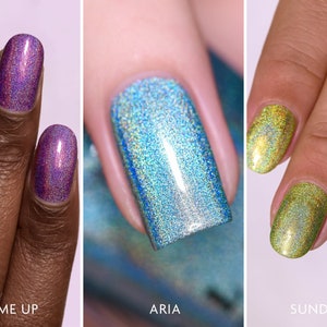 Spring Brights Bundle - Vibrant and Sparkling Nail Polish Bundle