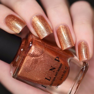 Checkmate - Orange Copper Ultra Metallic Bright Nail Polish