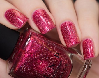 Nexus - Rich Raspberry Holographic Nail Polish