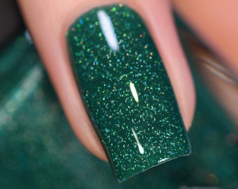 Private Island - Tropical Green Holographic Nail Polish