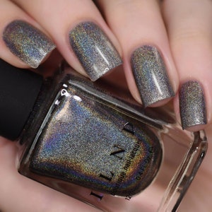 Sticks And Stones - Gauntlet Grey Ultra Holographic Nail Polish