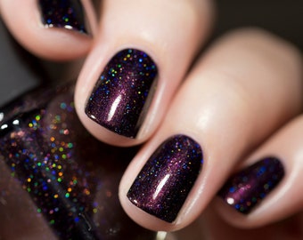 Mon Amour - Dark Purple Holographic Nail Polish