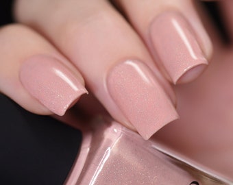 CEO Dusty Pink Nude Holographic Nail Polish - Etsy CEO Dusty Pink Nude Holographic Nail Polish - Etsy