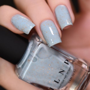 Snow Globe - Pastel Blue Holographic Nail Polish